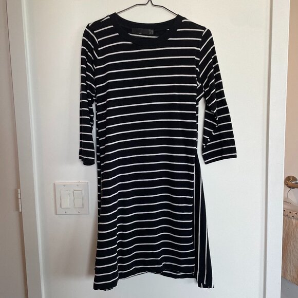 Zara Stripe 3/4 Sleeve Dress - Picture 3 of 6